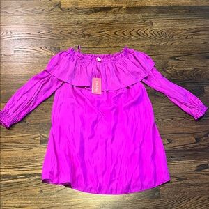 NWT Lilly Pulitzer off the shoulder Dee Dee dress small